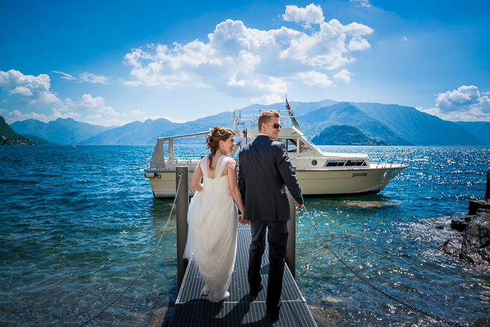 boat tour on lake Como in Varenna