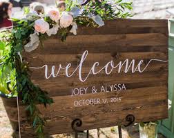 wedding sign